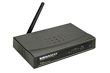 Produkt 065-1788 Signamax 4-Port 802.11b/g Wireless AP/Router  54 Mbps - Signamax - Základnové stanice