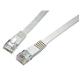 Produkt Patch kabel plochý CAT5E UTP LSOH 7m šedý non-snag-proof C5E-111GY-7MB - Solarix - Patch kabely ploché