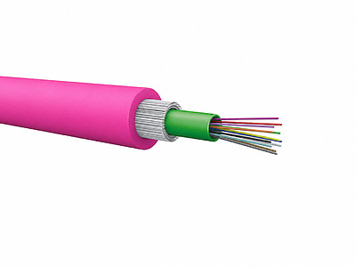 Produkt Univerzální kabel CLT DRAKA 12vl 50/125 LSOHFR B2<sub>ca</sub>-s1a,d1,a1 OM4 3.0kN růžový - Draka - Kabel optický