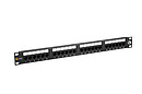 Produkt 19" patch panel Solarix 24 x RJ45 CAT5E UTP 150 MHz černý 1U SX24-5E-UTP-BK - Solarix - Patch panely