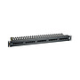 Produkt 19" ISDN panel Solarix 25 x RJ45 černý 1U SX25-ISDN-BK - Solarix - Patch panely