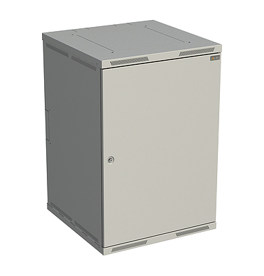 Produkt RozvadÄÄ nÃ¡stÄnnÃ½ SENSA 18U 600mm, dveÅe plech, RAL 7035, SENSA-18U-66-21-G - Solarix - NÃ¡stÄnnÃ© 19"