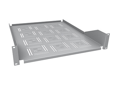 Produkt Police 19" 2U 550mm uklÃ¡dacÃ­ plato RAL 7035 Ãºchyt na pÅednÃ­ liÅ¡ty UP-25-G - Solarix - 19" pÅÃ­sluÅ¡enstvÃ­