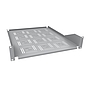 Produkt Police 19" 2U 550mm ukládací plato RAL 7035 úchyt na přední lišty UP-25-G - Solarix - 19" příslušenství