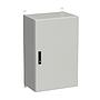 Produkt Rozvadeč nástěnný venkovní LC-20 21U 600x400 plechové dveře 3bodový zámek LC-20-21U-64-22-G - Solarix - Venkovní s vyšším IP
