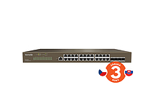 Produkt Tenda TEG3328F Managed L2 Gigabit Switch, 24x RJ45 10/100/1000 Mb/s, 4x SFP 1 Gb/s, Fanless - Tenda - Switche