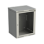 Produkt Rozvaděč nástěnný SENSA 15U 500mm, dveře sklo,RAL 7035, SENSA-15U-65-11-G - Solarix - Nástěnné 19"