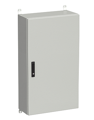 Produkt RozvadeÄ nÃ¡stÄnnÃ½ venkovnÃ­ LC-20 24U 600x300 plechovÃ© dveÅe 3bodovÃ½ zÃ¡mek LC-20-24U-63-22-G - Solarix - VenkovnÃ­ s vyÅ¡Å¡Ã­m IP