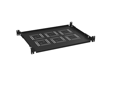 Produkt Police 19" 1U 350mm pevnÃ¡ BK Ãºchyt na pÅednÃ­ a zadnÃ­ liÅ¡ty UP-13-B - Solarix - 19" pÅÃ­sluÅ¡enstvÃ­