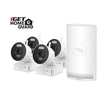 Produkt iGET HOMEGUARD HGNVK88004P - Wire-free FullHD NVR 8CH + 4x bateriová kamera HGNVK686CAMP - iGET - Zabezpečení