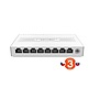 Produkt Tenda SM108  8-port Multi-Gigabit 2.5G Ethernet Switch, 100/1000/2500 Mbps, Desktop - Tenda - Switche