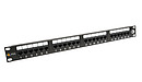 Produkt 19" patch panel Solarix 24 x RJ45 CAT6 UTP 350 MHz černý 1U SX24-6-UTP-BK - Solarix - Patch panely