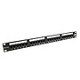 Produkt 19" patch panel Solarix 24 x RJ45 CAT6 UTP 350 MHz černý 1U SX24-6-UTP-BK - Solarix - Patch panely