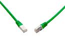 Produkt 10G patch kabel CAT6A SFTP LSOH 0,5m zelený non-snag-proof C6A-315GR-0,5MB - Solarix - Patch kabely
