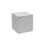 Produkt Rozvaděč nástěnný GrandN DUO 12U 600mm, dveře plech, RAL 7035, GrandND-12U-66-21-G - Solarix - Nástěnné 19"