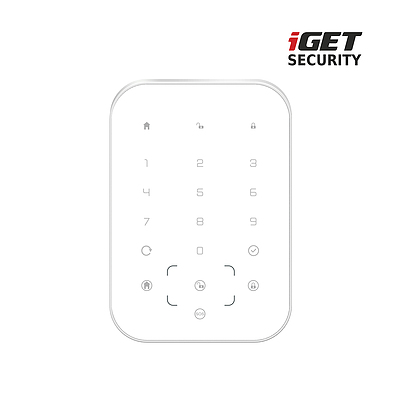 Produkt iGET SECURITY MP13 - Bezdrátová klávesnice s RFID čtečkou pro alarm iGET SECURITY M6-4G  - iGET - Zabezpečení