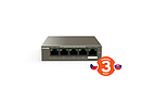 Produkt Tenda TEG1105P-4-63W 5xRJ45 Switch s 4xPoE 802.3af/at, 10/100/1000Mbps, celkem 63W,Kov - Tenda - Switche