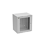 Produkt Rozvaděč nástěnný GrandN DUO 12U 450mm, dveře sklo, RAL 7035, GrandND-12U-645-11-G - Solarix - Nástěnné 19"