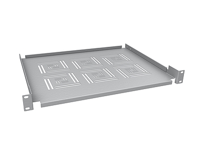 Produkt Police 19" 1U 350mm uklÃ¡dacÃ­ plato RAL 7035 Ãºchyt na pÅednÃ­ liÅ¡ty UP-03-G - Solarix - 19" pÅÃ­sluÅ¡enstvÃ­