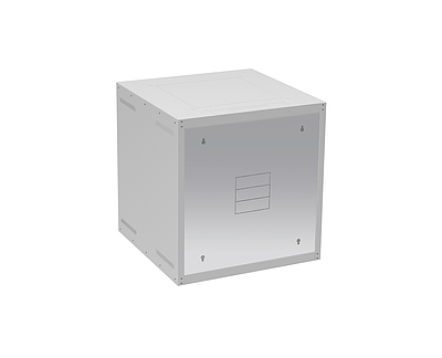 Produkt Rozvaděč nástěnný GrandN 12U 600mm, dveře plech, RAL 7035, GrandN-12U-66-21-G - Solarix - Nástěnné 19"