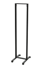 Produkt Výstavní 19" rám, 22U bez soklů, BK VVR-22-B - Solarix - Otevřené rámy 19"