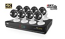 Produkt iGET HOMEGUARD HGNVK164908 - Ultra HD 4K systém s PoE napájením, 16-kanálové NVR + 8x HGNVK936CAM 4K kamera - iGET - Zabezpečení