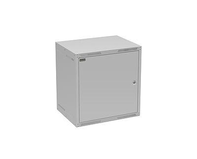 Produkt RozvadÄÄ nÃ¡stÄnnÃ½ GrandN 12U 450mm, dveÅe plech, RAL 7035, GrandN-12U-645-21-G - Solarix - NÃ¡stÄnnÃ© 19"