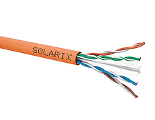 Produkt Instalační kabel Solarix CAT6 UTP LSOHFR B2<sub>ca</sub>-s1,d1,a1 500m SXKD-6-UTP-LSOHFR-B2ca - Solarix - Kabely drát