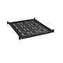 Produkt Police 19" 1U 550mm pevná BK úchyt na přední i zadní lišty UP-15-B - Solarix - 19" příslušenství