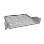 Produkt Police 19" 2U 450mm ukládací plato RAL 7035 úchyt na přední lišty UP-24-G - Solarix - 19" příslušenství