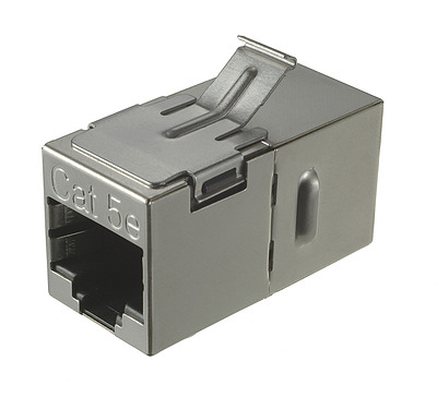Produkt Spojka panelovÃ¡ CAT5E STP 8p8c RJ45/RJ45 KRJ45/5S-SH - Solarix - Spojky