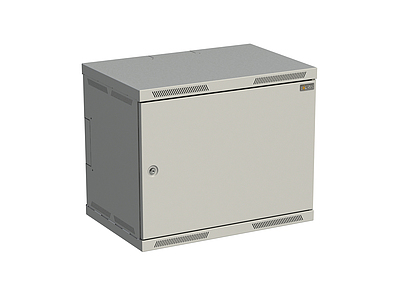 Produkt RozvadÄÄ nÃ¡stÄnnÃ½ SENSA 9U 400mm, dveÅe plech, RAL 7035, SENSA-9U-64-21-G - Solarix - NÃ¡stÄnnÃ© 19"