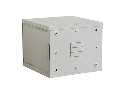 Produkt Rozvaděč nástěnný SENSA 9U 600mm, dveře plech, RAL 7035, SENSA-9U-66-21-G - Solarix - Nástěnné 19"