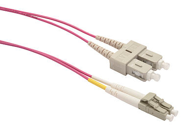 Produkt Patch kabel 50/125 LCupc/SCupc MM OM4 3m duplex SXPC-LC/SC-UPC-OM4-3M-D - Solarix - Patch kabely