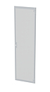 Produkt Dveře plechové s perforací LC-50, 42U, šířky 600, RAL7035, 1-bodový zámek - Solarix - Příslušenství