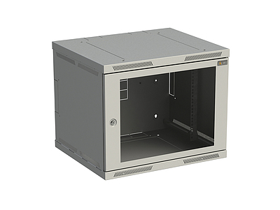 Produkt RozvadÄÄ nÃ¡stÄnnÃ½ SENSA 9U 500mm, dveÅe sklo, RAL 7035, SENSA-9U-65-11-G - Solarix - NÃ¡stÄnnÃ© 19"