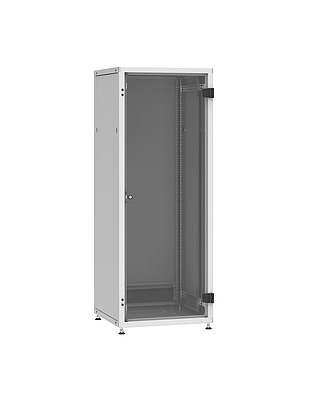 Produkt RozvadÄÄ LC-50 33U, 600x600 RAL 7035, sklenÄnÃ© dveÅe - Solarix - StojanovÃ© 19"