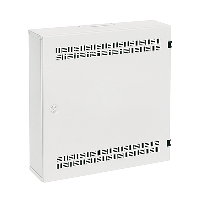 Produkt Rozvaděč SOHO LC-18 s lištami 2U, 4U a 11U, 550x550x150mm bílá RAL9003 - Solarix - Nástěnné 19"