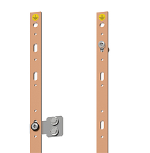 Produkt Uzemňovací lišta Cu 5X20 42U se závitem M6 - Solarix - Příslušenství