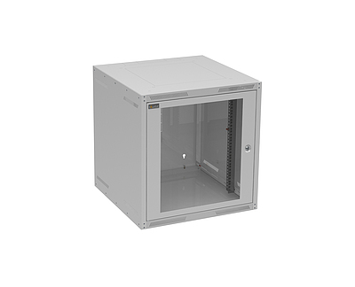 Produkt RozvadÄÄ nÃ¡stÄnnÃ½ GrandN 12U 600mm, dveÅe sklo, RAL 7035, GrandN-12U-66-11-G - Solarix - NÃ¡stÄnnÃ© 19"