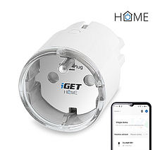 Produkt iGET HOME Power 1 - Wi-Fi zásuvka 230V s měřením spotřeby, 3680 W - iGET - Chytrá domácnost