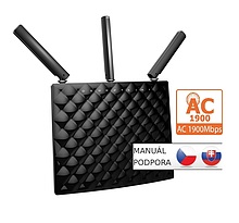 Produkt Tenda AC15 Wireless AC Dual Band Router 802.11ac/a/b/g/n,1900 Mb/s,USB,DLNA,VPN server - Tenda - Wi-Fi routery