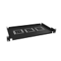 Produkt Police 19" 1U 250mm ukládací plato BK úchyt na přední lišty UP-02-B - Solarix - 19" příslušenství