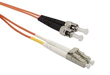 Produkt Patch kabel Solarix 50/125 LCupc/STupc MM OM2 2m duplex SXPC-LC/ST-UPC-OM2-2M-D - Solarix - Patch kabely