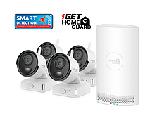 Produkt iGET HOMEGUARD HGNVK68004 - Wire-free FullHD NVR 6CH + 4x bateriová kamera HGNVK686CAM - iGET - Zabezpečení