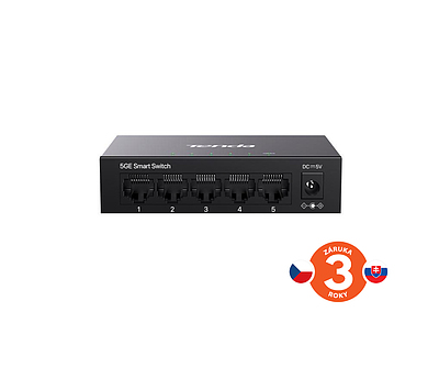 Produkt Tenda TEG2205D Cloud Managed Gigabit Switch, 5x RJ45 10/100/1000 Mb/s - Tenda - Switche