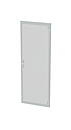 Produkt Dveře plechové s perforací LC-50, 33U, šířky 600, RAL7035, 1-bodový zámek - Solarix - Příslušenství