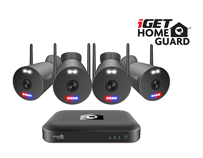Produkt iGET HOMEGUARD HGNVK109104 - Wireless 3K NVR CCTV 10CH + 4x kamera IP66 - iGET - Zabezpečení