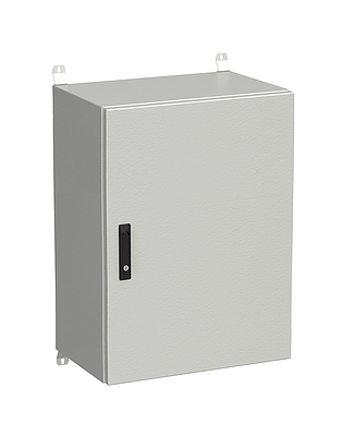 Produkt RozvadeÄ nÃ¡stÄnnÃ½ venkovnÃ­ LC-20 18U 600x400 plechovÃ© dveÅe 3bodovÃ½ zÃ¡mek LC-20-18U-64-22-G - Solarix - VenkovnÃ­ s vyÅ¡Å¡Ã­m IP