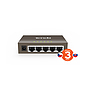 Produkt Tenda TEG1005D 5-Port Gigabit Ethernet Switch, 10/100/1000Mbps, Kov, Fanless - Tenda - Switche